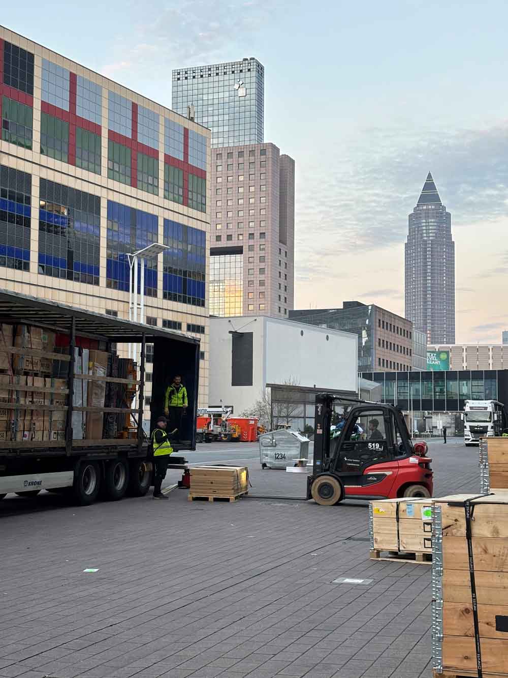 Leveranser i Frankfurt
