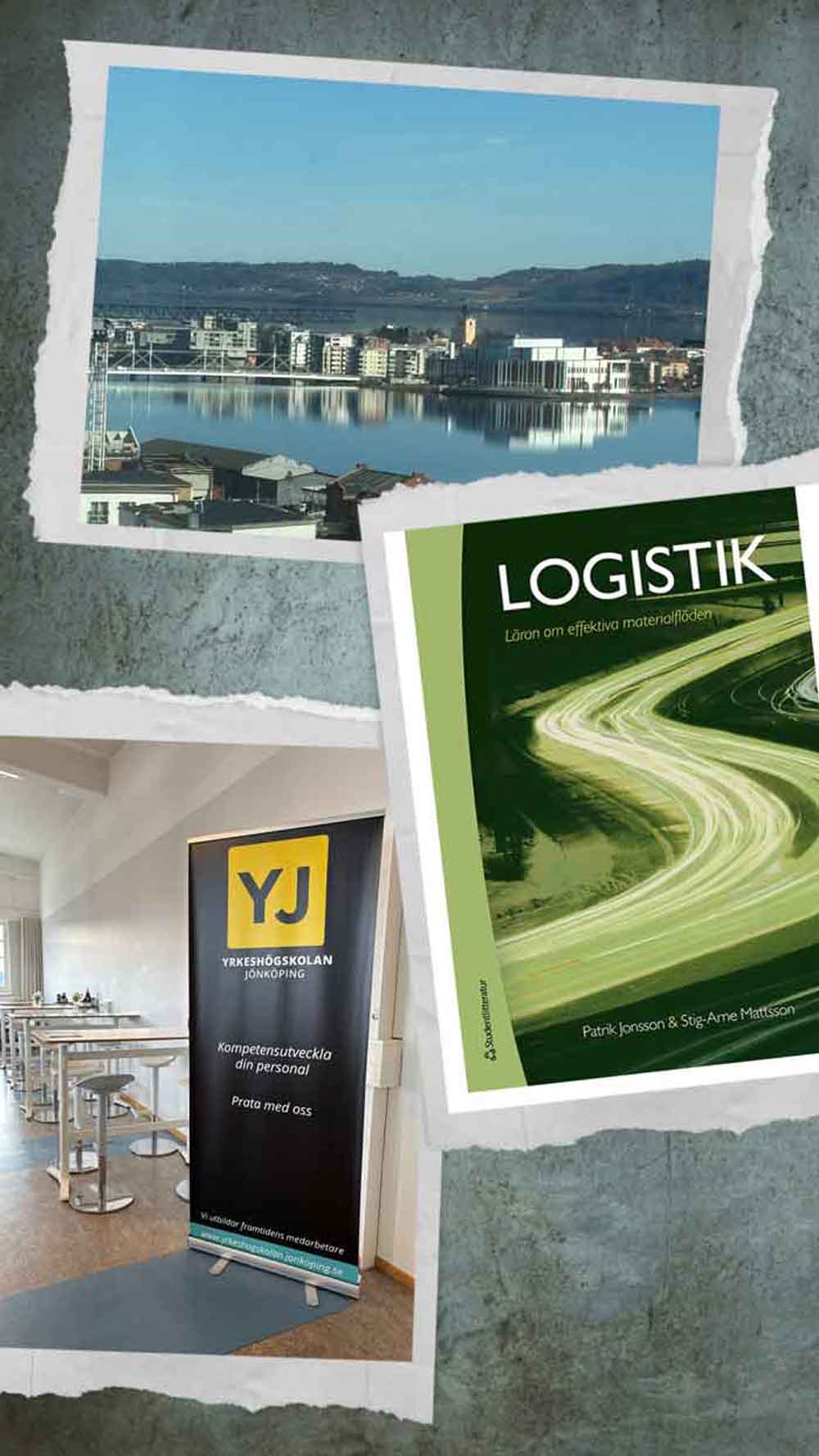 Ett colage med bilder från  Yrkeshögskolan i Jönköping