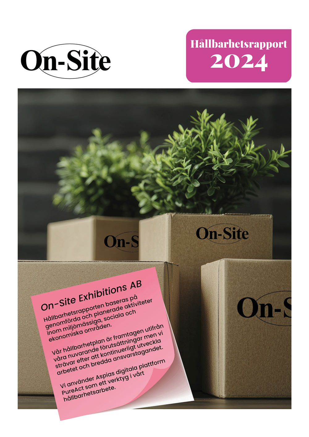 En bild av en hållbarhetsrapport